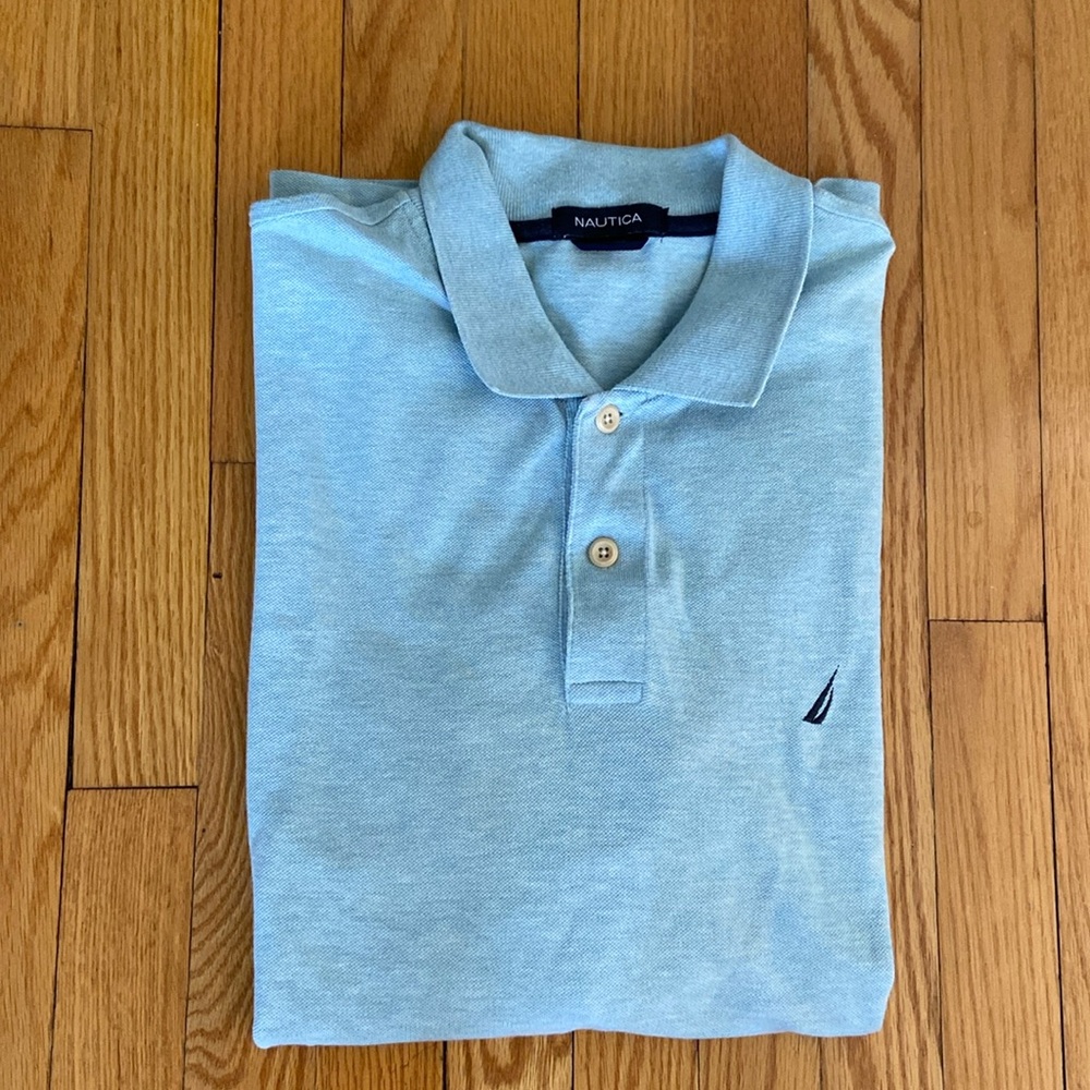 Nautica NWOT Men’s 2 Button Polo Shirt - Picture 2 of 15